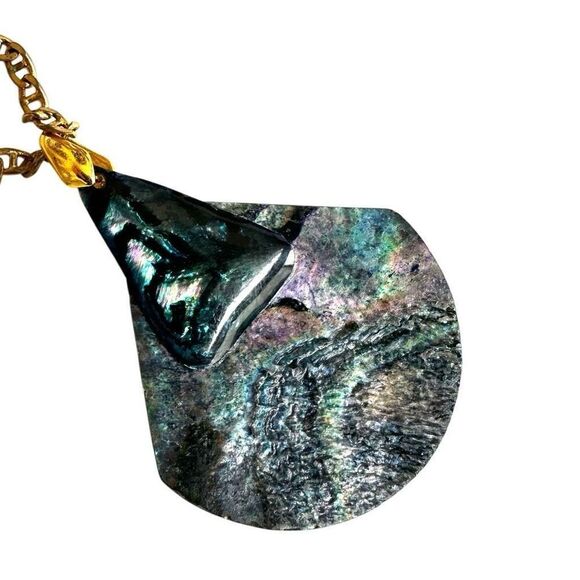 Abalone pendant necklace - Picture 9 of 9